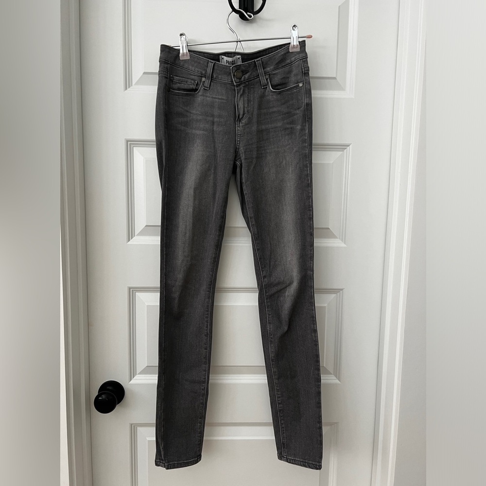 PAIGE VERDUGO ULTRA SKINNY Women's gray jeans